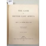 THE GAME OF BRITISH EAST AFRICA BY CAPT. C.H.