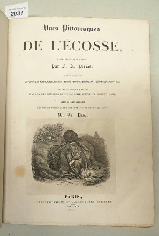 VUES PITTORESQUES DE L'ECOSSE BY F. A.