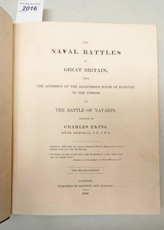 THE NAVAL BATTLES OF GREAT BRITAIN REVIEWED BY CHARLES EKINS REAR ADMIRAL,