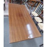 RENNIE MCINTOSH STYLE DINING TABLE 189CM LONG Condition Report: V shaped score to