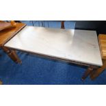 HARDSTONE SET COFFEE TABLE