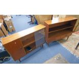 2 TEAK BOOKCASES