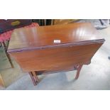 LATE 19TH CENTURY MAHOGANY SUTHERLAND TABLE - LENGTH 61CM