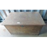 MAHOGANY CHEST WITH LIFT UP LID