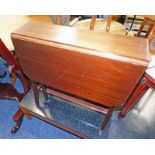 LATE 19TH CENTURY MAHOGANY SUTHERLAND TABLE