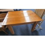 PINE KITCHEN TABLE 117CM LONG