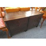 PAIR OF 21ST CENTURY 3 DRAWER BEDSIDE CHESTS