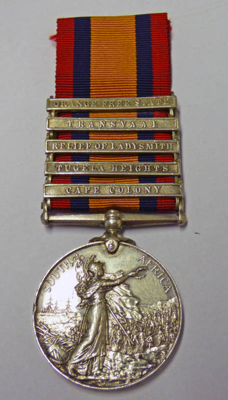 QUEEN'S SOUTH AFRICA MEDAL TO 6428 PRIVATE W.