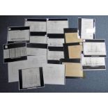 25 PRINTED PHOTOGRAPHS OF THE ORIGINAL SKETCHES OF THE PLANS OF THE SHIP RRS DISCOVERY,