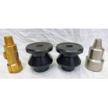 4 METAL OIL WELL RELATED ITEMS