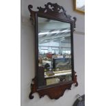 LATE 19TH CENTURY ROSEWOOD WALL MIRROR