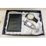 EQUINOX WRIST WATCH & CADDY CAR WATCH IN FITTED BOX WITH PAPERS AS NEW