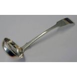 SILVER TODDY LADLE, EDINBURGH 1855 Condition Report: Length: 16cm. Weight: 35.5g.