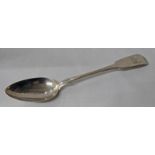 ABERDEEN SILVER DESSERT SPOON BY RETTIE MARKED R,