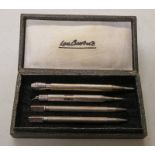 STERLING SILVER BRIDGE PENCILS ETC Condition Report: The enamel is worn but general