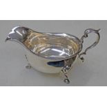 SILVER SAUCE BOAT 6 OUNCES CHESTER 1911