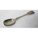 ABERDEEN SILVER SUGAR SPOON BY GEORGE SANGSTER, MARKED GS ABD,