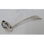 EDINBURGH SILVER TODDY LADLE 1855 Condition Report: marks slightly rubbed but clear.