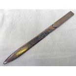SILVER LETTER OPENER LONDON 1953 Condition Report: Tip is a bit bent,