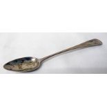 ABERDEEN SILVER TEASPOON BY WILLIAM JAMIESON AND MARKED W J & TOWN MARK