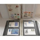 2 FOLDERS OF FIRST DAY COVERS FROM UK, ISLE OF MAN,
