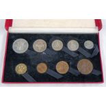 GEORGE VI PROOF COIN SET,