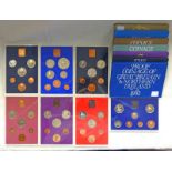 1976 - 1982 ELIZABETH II PROOF COIN SETS IN CASE OF ISSUE WITH CERTIFICATES