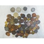 GOOD SELECTION OF BRITISH COINS ETC INCLUDING 1893 & 1937 CROWN,