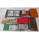 GOOD SELECTION OF VARIOUS FIRST DAY COVER ALBUMS INCLUDING BENHAMS WITH SPECIAL POSTMARKS, BIRDS,