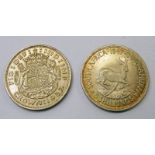 1947 GEORGE VI SOUTH AFRICA CROWN TOGETHER WITH A 1937 GEORGE VI BRITISH CROWN