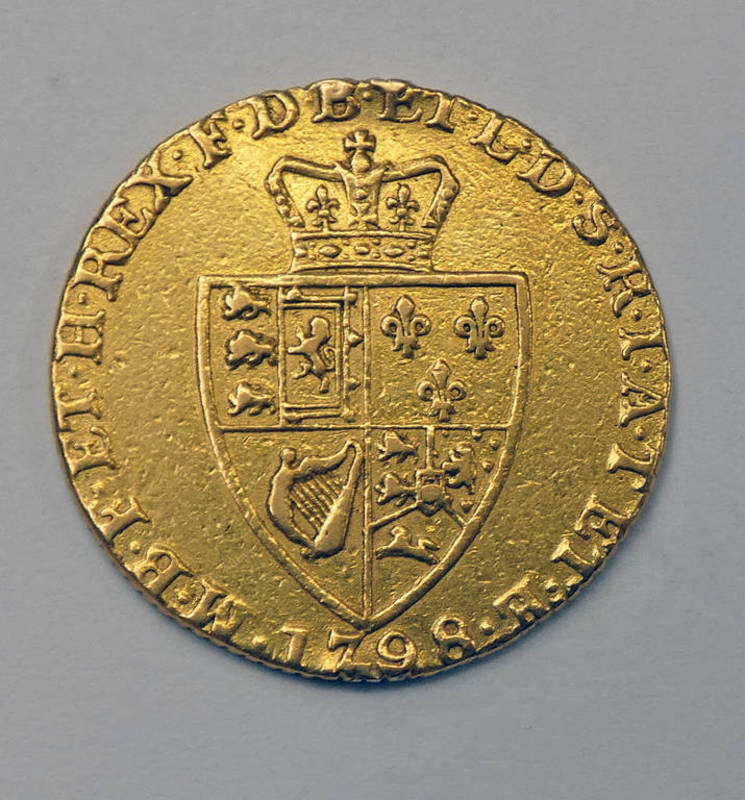 1798 GEORGE III GOLD GUINEA