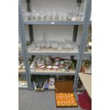 LARGE SELECTION OF VARIOUS GLASSWARE,