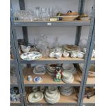 LARGE SELECTION OF PORCELAIN GLASSWARE ETC INCLUDING ROYAL DOULTON DORSET, DINNERWARE,