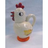 CLARICE CLIFF BIZARRE LITTLE DUCK COCOA POT - 16 CM TALL Condition Report: Overall