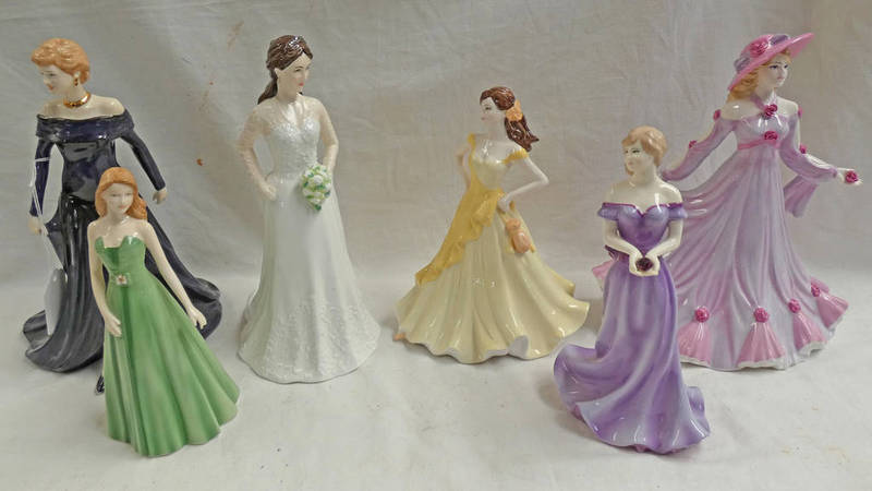 2 ROYAL DOULTON FIGURES: DIANA PRINCESS OF WALES AND SCORPIO,