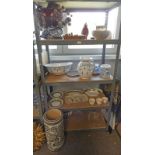 SELECTION OF VARIOUS PORCELAIN ETC INCLUDING DISHES, VICTORIAN EWER,