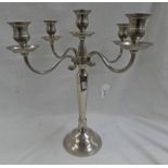 SILVER PLATED CANDELABRA