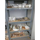 LARGE SELECTION OF PORCELAIN, SILVER PLATED CUTLERY, DINNERWARE,