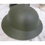 BRODIE TYPE HELMET IN DARK GREEN,