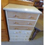 PAINTED 6 DRAWER CHEST