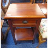 MAHOGANY CABINET WITH DRAWER