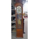 LATE 20TH CENTURY DOME TOPPED LONG CASE CLOCK