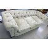 BUTTON BACK CHESTERFIELD SETTEE,