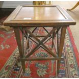 ARTS & CRAFTS STYLE OAK TABLE 46CM HIGH