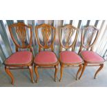 SET OF 4 THONET HAND CHAIRS