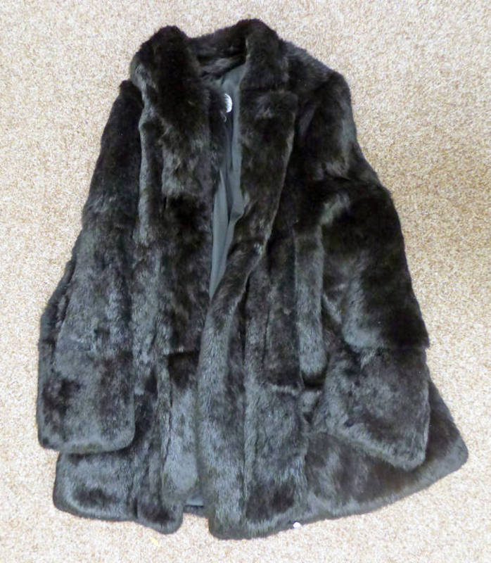 BLACK FUR JACKET