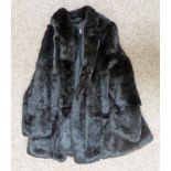 BLACK FUR JACKET