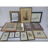LARGE SELECTION OF VARIOUS ENGRAVINGS, PICTURES,