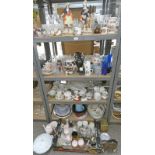 SELECTION OF PORCELAIN, GLASS, ETC TO INCLUDE COMMEMORATIVE WARE, CRESTED WARE, PARAGON TEA WARE,