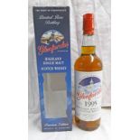 1 BOTTLE GLENFARCLAS 18 YEAR OLD SINGLE MALT WHISKY, DISTILLED 1995 CHRISTMAS BOTTLING - 700ML,